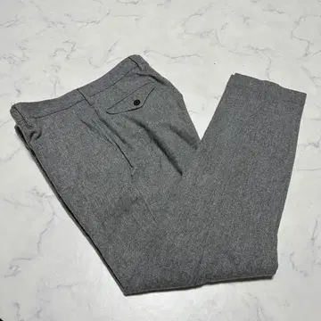 새상품급 에디피스 울 슬랙스 라이트 그레이 플란넬 사이즈 48