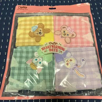 더피 프렌즈 미니 타월 4장 하트 워밍 데이즈