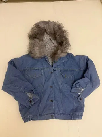 데님 자켓 후드 부착