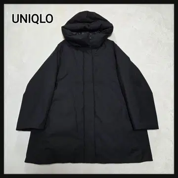 [컨디션 최상] UNIQLO 하이브리드 다운 코트 빅 사이즈 블랙