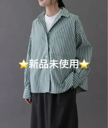 FORK&SPOON CAVE 옥스 셔츠 GREEN