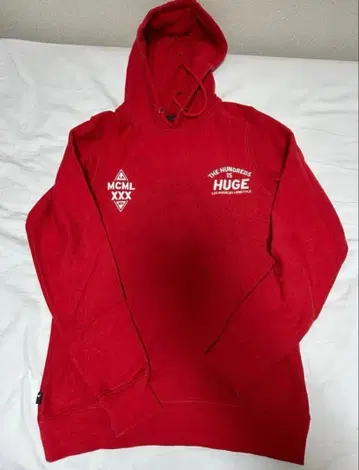 THE HUNDREDS 레드 후드티 S 핸드레츠