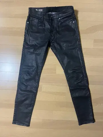 지스타 로우 블랙 스키니 팬츠