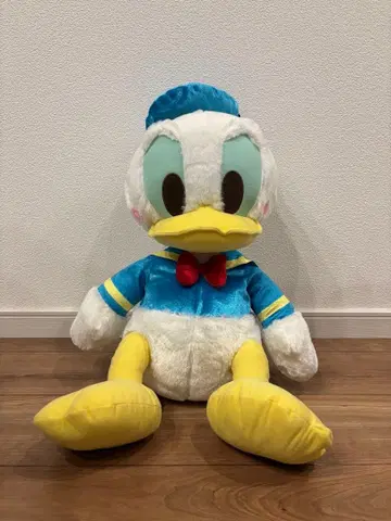 도널드 덕 빨간 볼 슈퍼 라지 봉제 인형 샤이니 컬러 Ver.