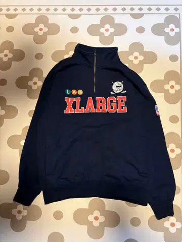 XLARGE 네이비 집업 트레이닝복