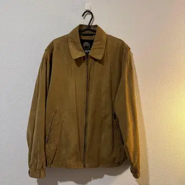 브라운 스웨이드풍 자켓