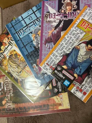 제일복권 DEATH NOTE 데스노트 F상 클리어 포스터 5장 세트