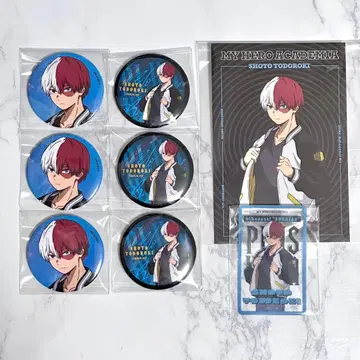 히로아카 입어보자! 스카잔 토도로키 쇼토 캔뱃지 클리어 카드 엽서