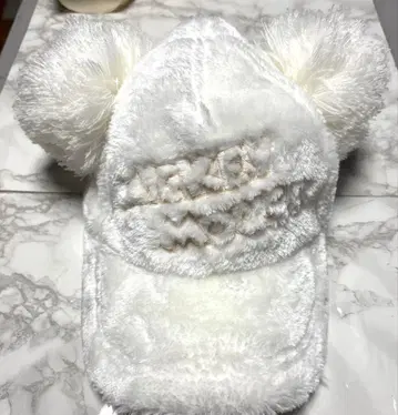 미키마우스 팬캡 화이트