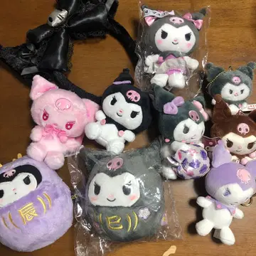 산리오 봉제 인형 묶음 판매 쿠로미