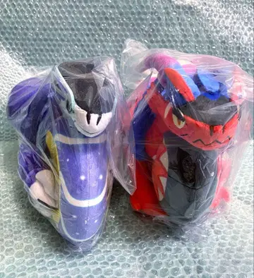 포켓몬 봉제 인형 코라이돈(질주 형태)&미라이돈(드라이브 모드)