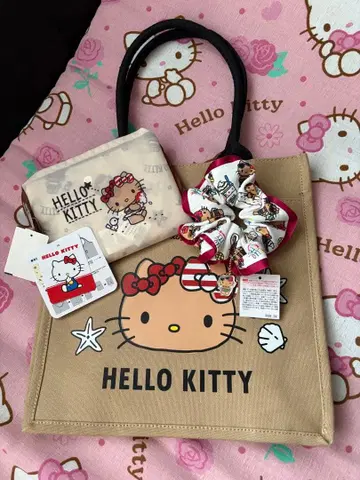 HELLO KITTY 일광화상 키티 토트백 세트