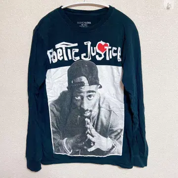 FASHION NOVA 프린트T셔츠 XS 2PAC 블랙