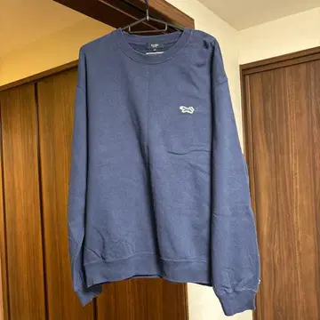 네이비 긴팔 트레이닝복 가슴 포켓 부착