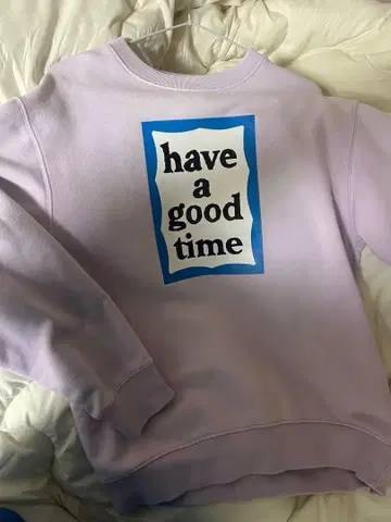 have a good time 맨투맨 M 라벤더