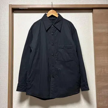 UNIQLO U 패디드 셔츠 자켓 블랙 S
