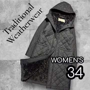 새상품급 트래디셔널 웨더웨어 퀼팅 자켓 그런지 보아 안감