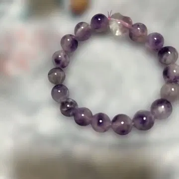 슈퍼세븐 자수정 플로라이트 팔찌