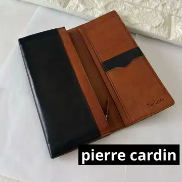피에르 가르뎅 pierre cardin 장지갑 블랙/브라운