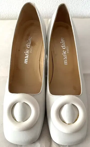 marie claire 마리끌레르 펌프스 화이트 화이트
