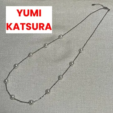 YUMI KATSURA 쉘 펄 스킵 스테이션 목걸이 조개 펄