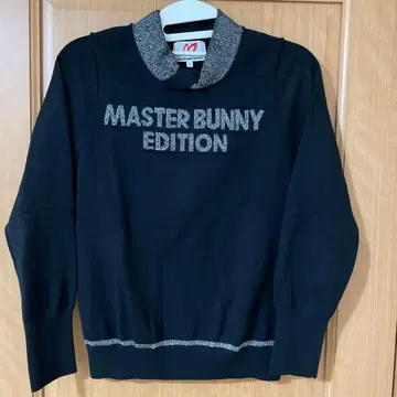 MASTER BUNNY EDITION 블랙 스웨터 사이즈 2