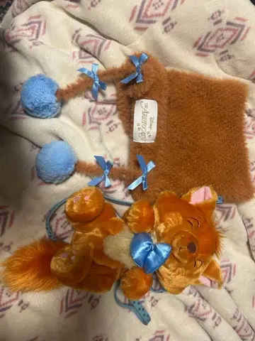 디즈니 루즈 니트 모자 봉제 인형 미니백