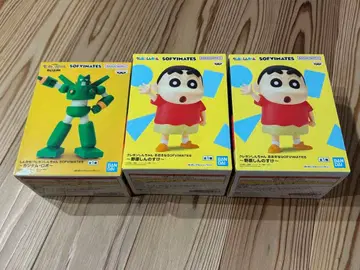 짱구는 못말려 미개봉 상자 흠집 SOFVI MATES 3체 세트