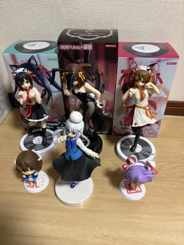 애니메이션 캐릭터 피규어 세트