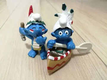 스머프 피규어 인디언 슐라이히 2체 세트