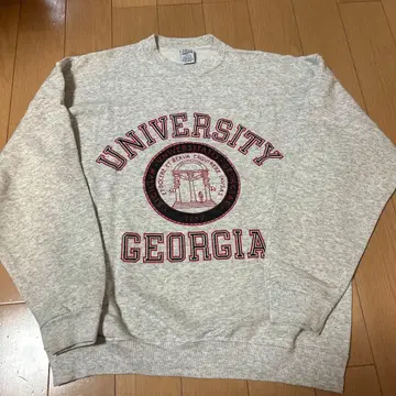 빈티지 칼리지 프린트 맨투맨