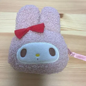 마이멜로디 이어폰 멀티 파우치 Sanrio 산리오 퍼 봉제 인형