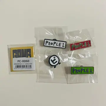 PEOPLE1 캔뱃지, 핀 배지
