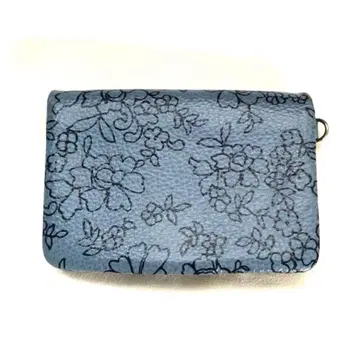 니나리치 접이식 카드 지갑 소가죽 6 포켓 카드 케이스 IC 명함지갑