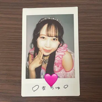 마츠모토 카렌 친필 사인 폴라로이드