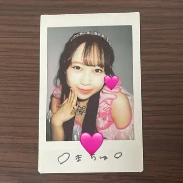 마츠모토 카렌 친필 사인 폴라로이드