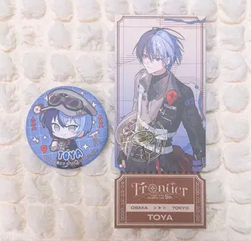프로세카 아오야기 토야 세카라이 미니 캐릭터 매트 캔뱃지 티켓풍 카드