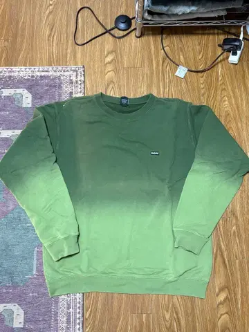 OnlyNY 그라데이션 올리브 맨투맨