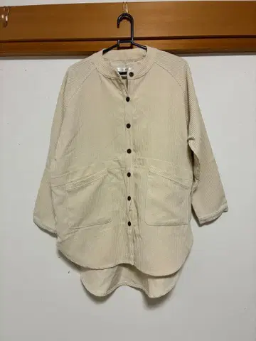 CLN 베이지 코듀로이 셔츠 긴팔