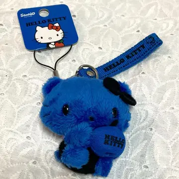초레어! 산리오 헬로키티 블루 스트랩 마스코트 2007년제