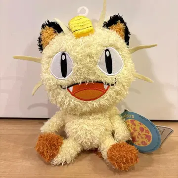 택 포함 미사용 새상품 포켓몬 나옹(냐스) 복슬복슬 봉제 인형 세키구치