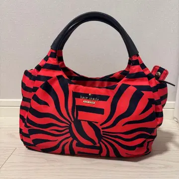 새상품급 kate spade 제브라 스트라이프 핸드백 케이트 스페이드