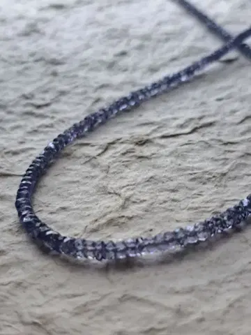 탄자나이트 퍼플 목걸이