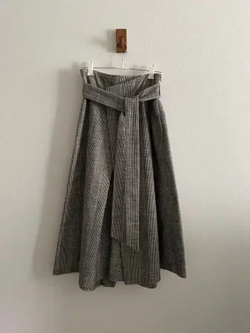 IENA Classy 콜라보 그랑 체크 스커트