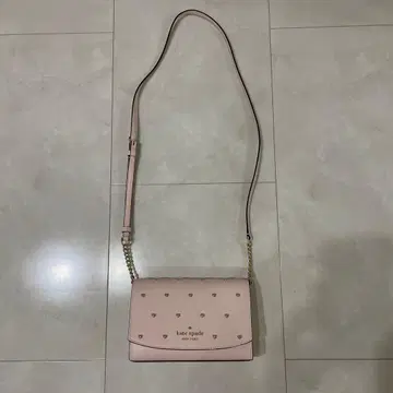 kate spade 핑크 하트 숄더백