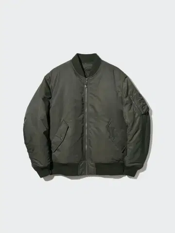 유니클로 MA-1 블루종 올리브 남성용 XL