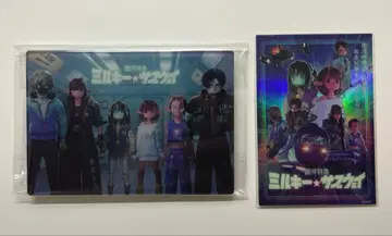 은하 특급 밀키 서브웨이 빌레반 콜라보 아크릴 스탠드 스티커