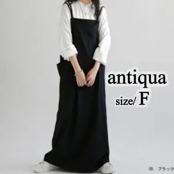 antiqua 안티카 살로펫 스커트 점프 스커트 블랙
