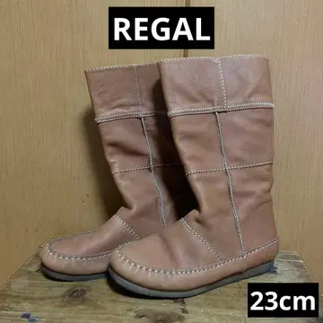 REGAL 패치워크 가죽 느낌 부츠 23cm