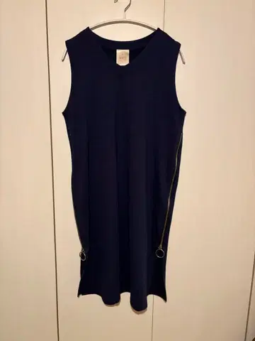 오버롤 스커트 사이드 지퍼